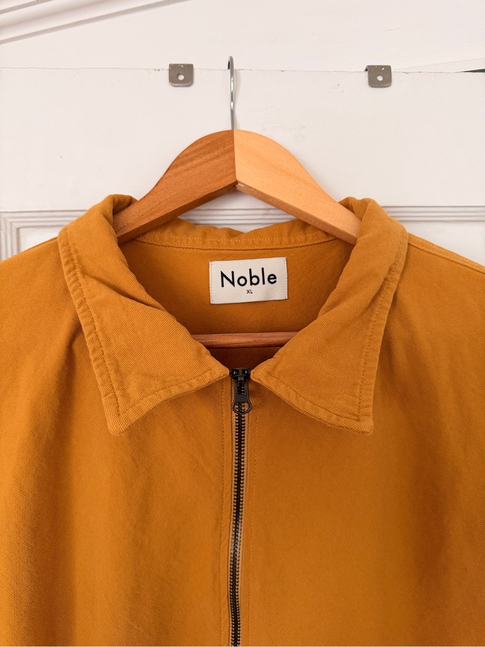 Noble Mustard Zip-Front Jumpsuit XL - Picture 3 of 4